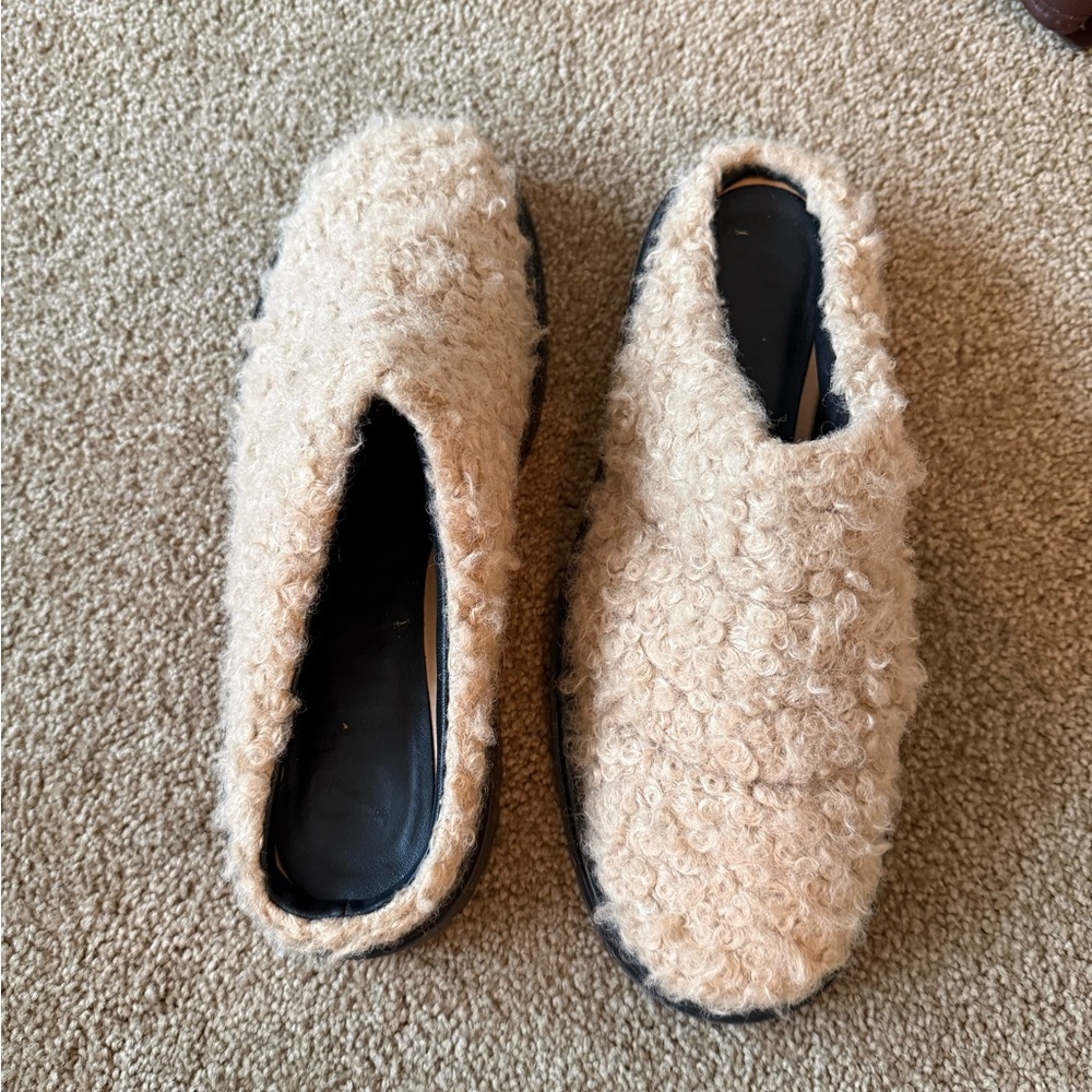Cozy Cream Slip-On Women's Shoes